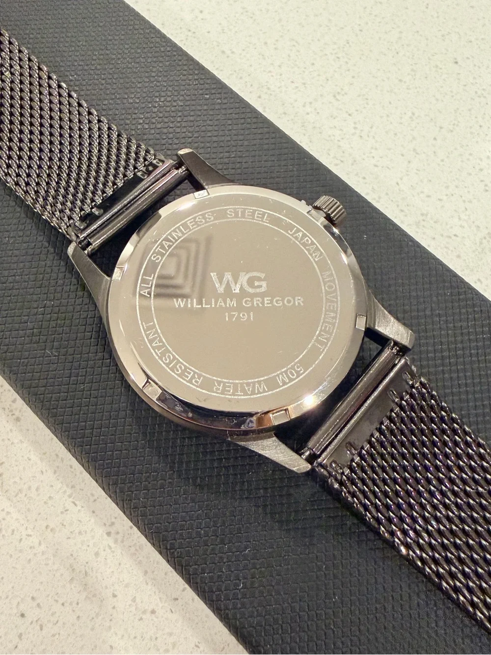 Silver Mesh Men’s Watch - Silver Dial